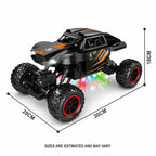 2.4GHz RC 4x4 Off-Road Climbing Truck with Spray, Lights - City Toys
