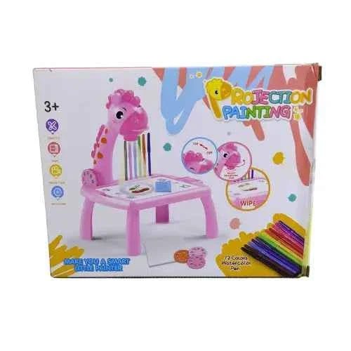 3-in-1 LED Projector Drawing Table for Kids - City Toys