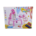 3-in-1 LED Projector Drawing Table for Kids - City Toys