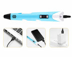 3D Pen for Kids & Adults | LCD Display Drawing Pen with PLA Filaments - City Toys
