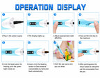 3D Pen for Kids & Adults | LCD Display Drawing Pen with PLA Filaments