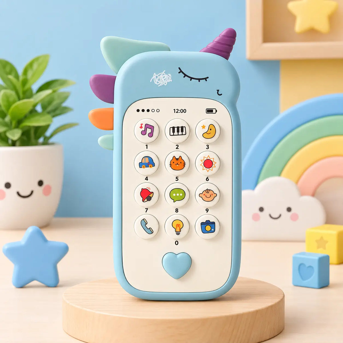 Educational Unicorn Phone Toy for Kids | Interactive Learning Phone