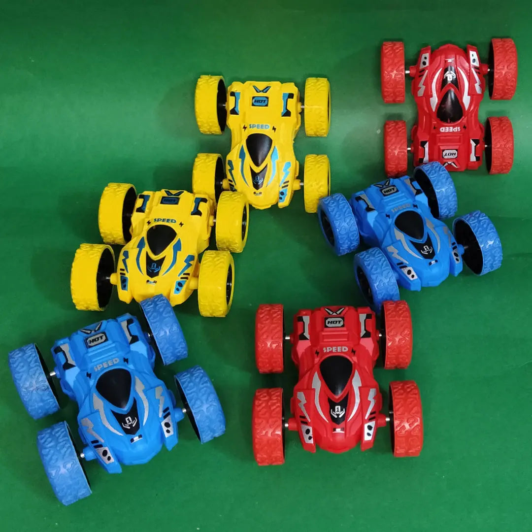Double-Sided 4WD Stunt Cars – Friction Powered Flip Cars