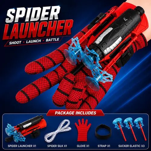 Hero Web Shooter Wrist Launcher Toy for Kids | Superhero Glove with Suction Darts - City Toys