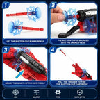 Hero Web Shooter Wrist Launcher Toy for Kids | Superhero Glove with Suction Darts - City Toys
