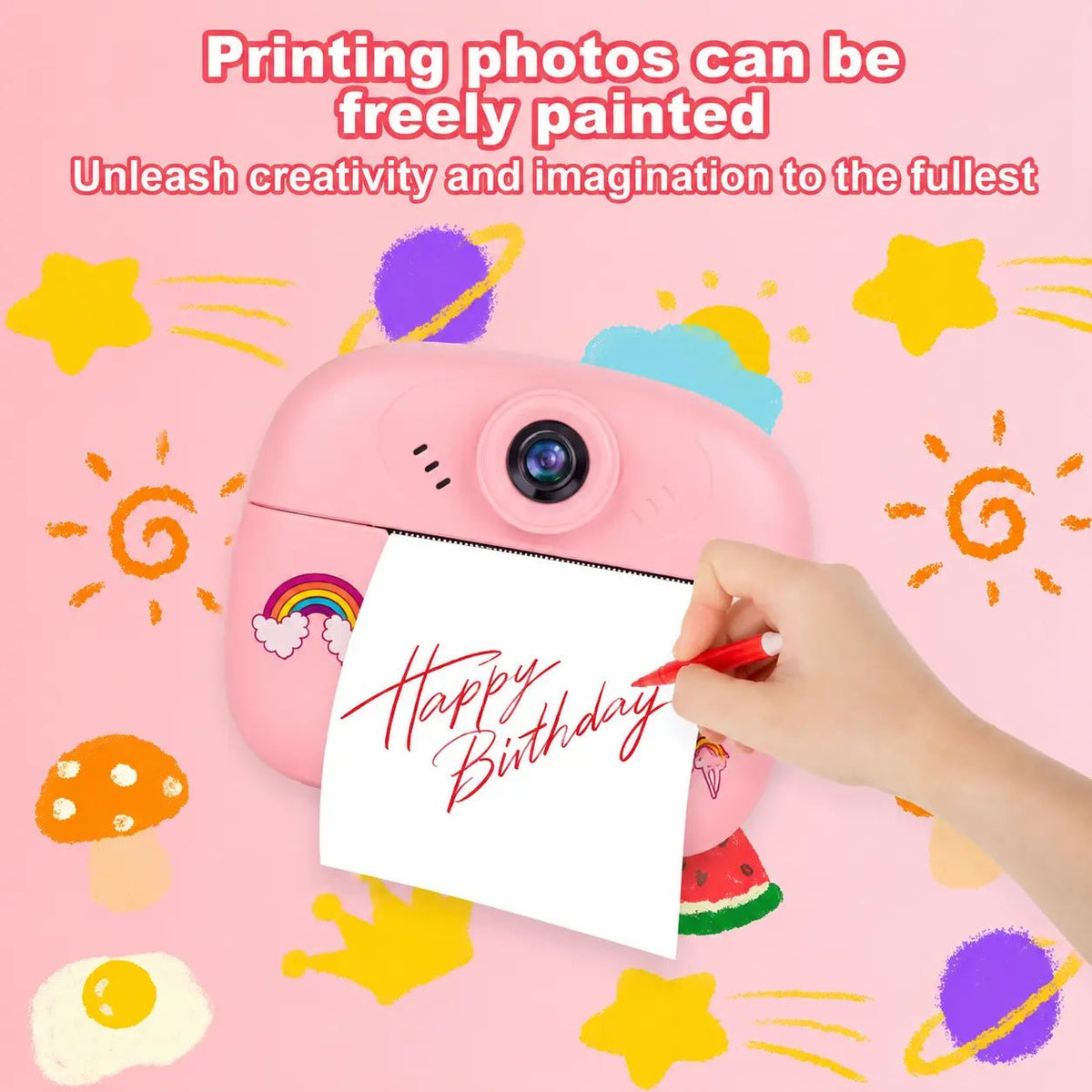 Instant Print Camera for Kids | Rechargeable Digital Camera - City Toys