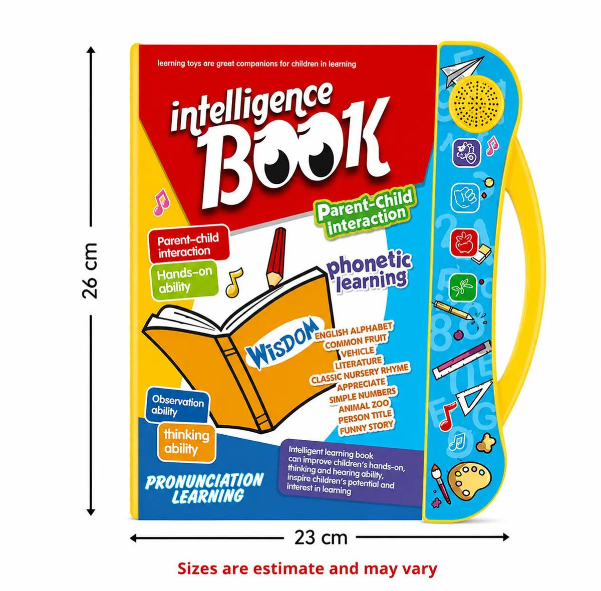 Interactive English Learning Book for Kids | Talking Educational Sound Book - City Toys