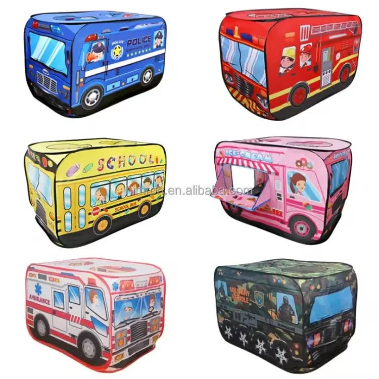 Kids Bus Play Tent House | Indoor & Outdoor Playhouse - City Toys