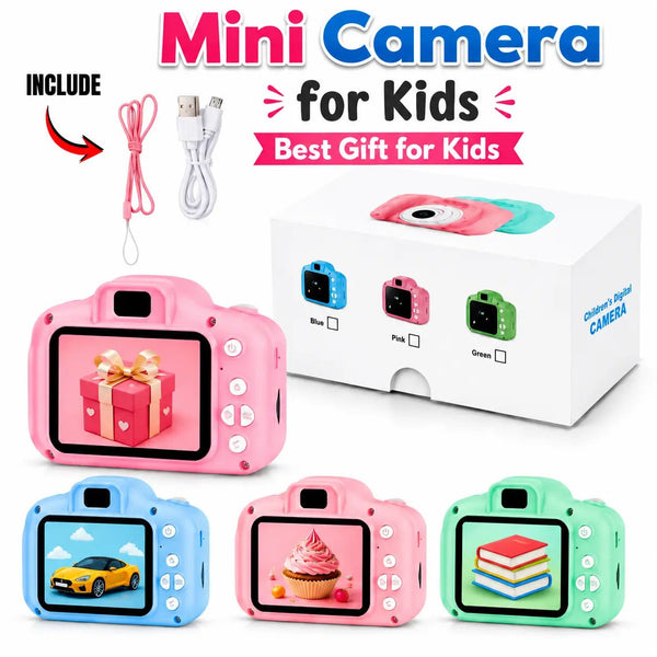Kids HD Digital Camera – Rechargeable Battery Fun Filters & Games - City Toys