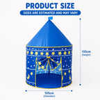 Kids Play Castle Tent House | Indoor & Outdoor Playhouse With 20 Balls - City Toys