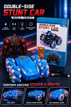 Remote Control Battery Operated Double-Side Stunt Car Roll Drift - City Toys
