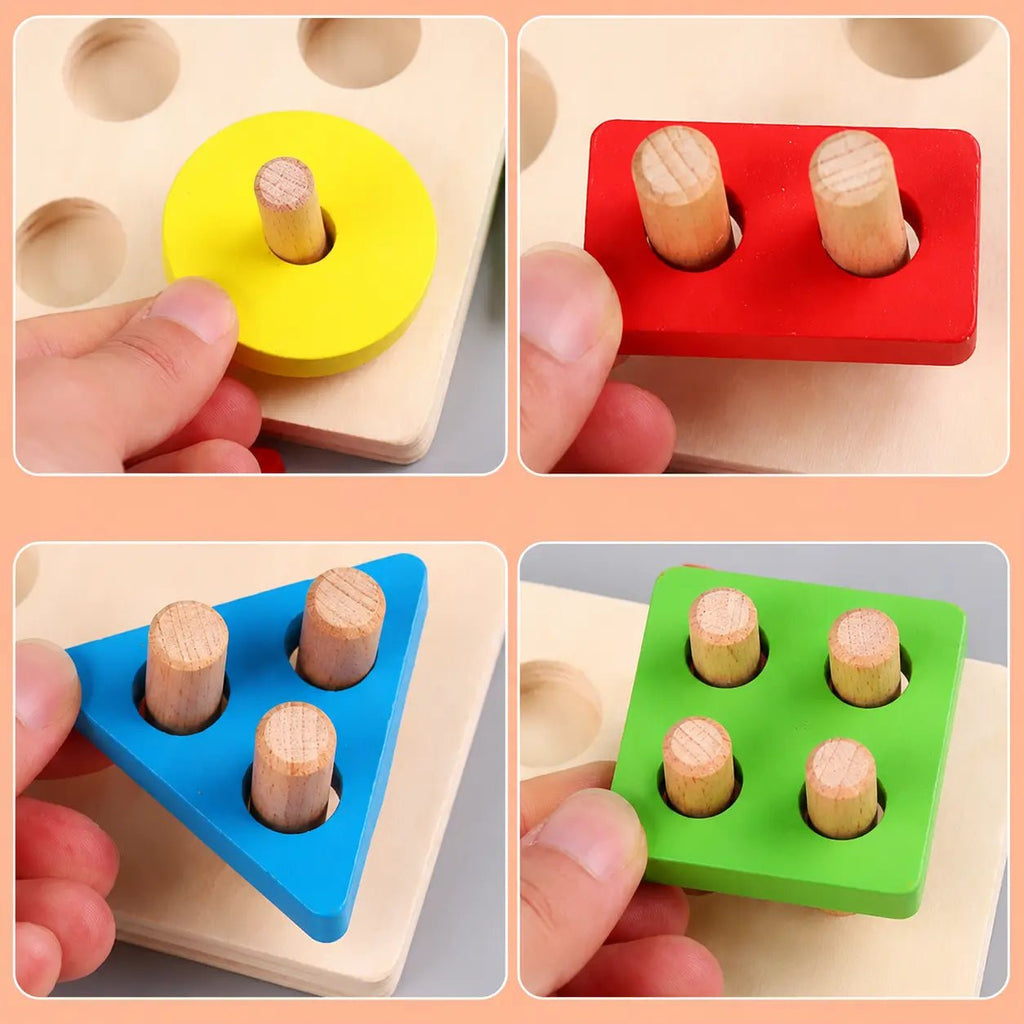 Wooden Magnetic Fishing Game & Shape Sorter | Montessori Toy - City Toys
